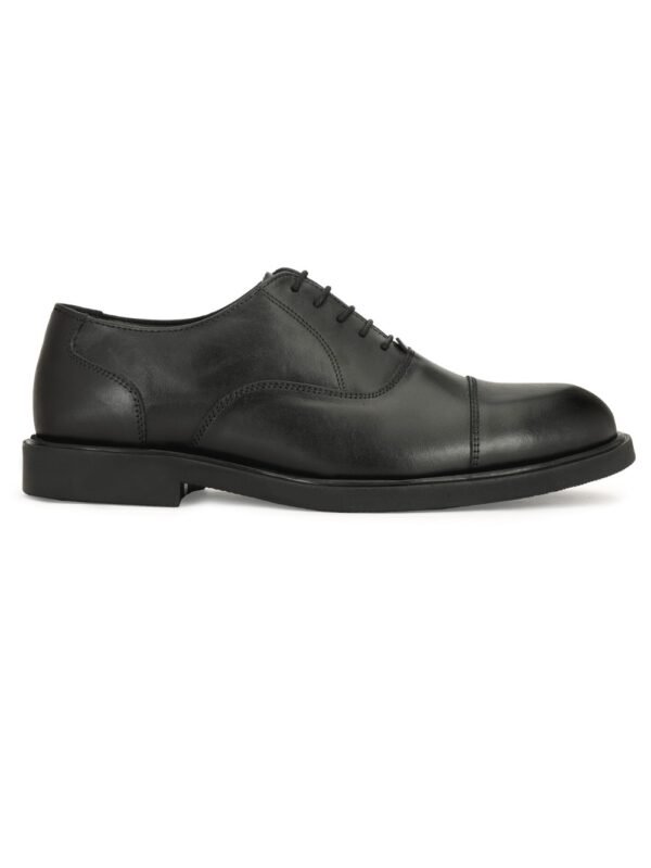 Black Leather Derby Shoes-7015_BLACK (4)