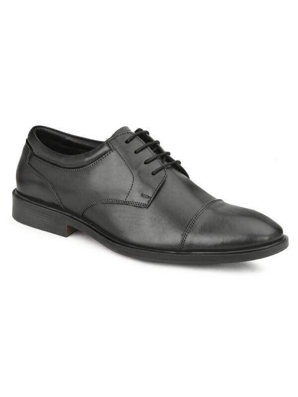 Varito Men's Handcrafted Crust Italian Leather Formal Shoes – Classic Executive Lace-Ups